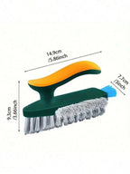 1 3-in-1 multi-purpose handheld cleaning brush, suitable for cleaning windows, crevices, stoves, door tracks, laundry tubs, and more. Home decor, household cleaning supplies, cleaning tools, cleaning supplies