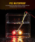 💡3/4 Inch LED Amber Watermelon Side Marker Light