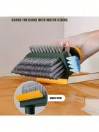 1 3-in-1 multi-purpose handheld cleaning brush, suitable for cleaning windows, crevices, stoves, door tracks, laundry tubs, and more. Home decor, household cleaning supplies, cleaning tools, cleaning supplies