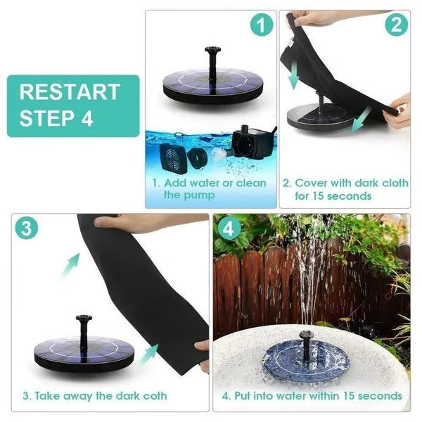 🎈LAST DAY 60% OFF🔥Solar-Powered Bird Fountain Kit