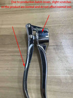 1 alloy garlic and ginger press, designed to crush garlic and ginger into a paste. Ideal for food preparation in home kitchens, making condiments in restaurant kitchens, and other uses.